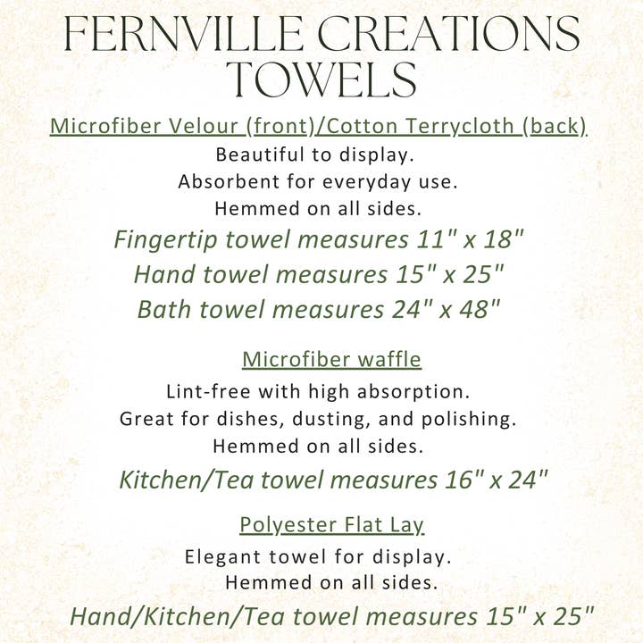 Fernville Creations - Wholesale Hand Towel - Chickadee Hand Towel, Luxury Bath Decor, Sophisticated Decor8