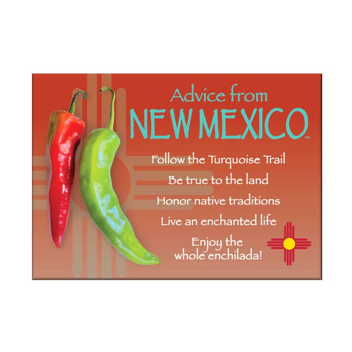 Conseils du New Mexico Jumbo Magnet pour la vente par Advice for Life by Your True Nature