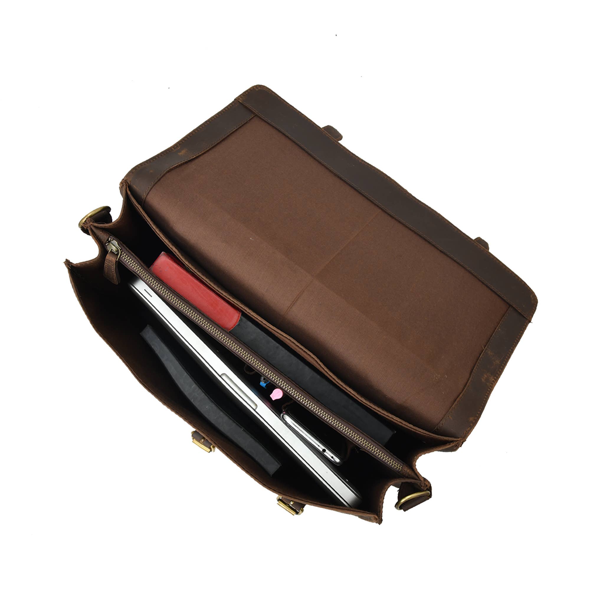 Dotch Leather – Großhandel Messenger Bag – Herren – Lakshan Leder Messenger Tasche - 15" Laptop Aktentasche5