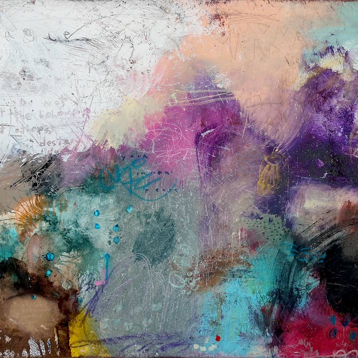 #062002 <br> Pace Interiore <br> Stampa d'Arte su Tela per la vendita all'ingrosso da parte di Michel Keck LLC