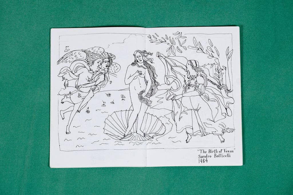 Maddie Stratton Studio - Wholesale Coloring & Activity Book - Adult - Art History Coloring Book5