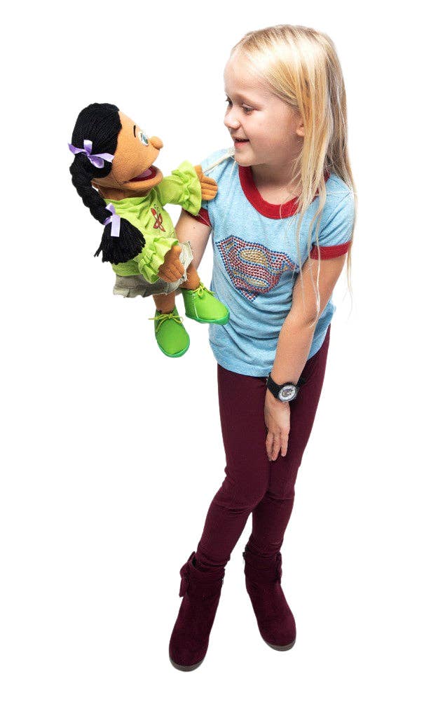 Silly Puppets - Wholesale Puppet - Kids & Baby - Silly Puppets Jasmine, Hispanic (14")3