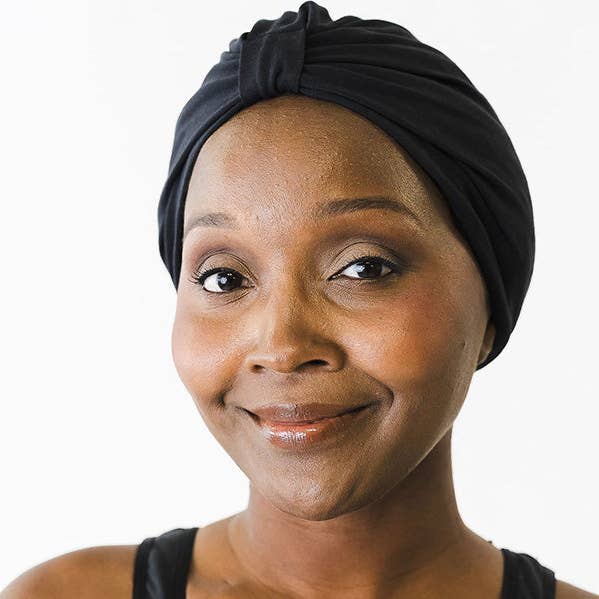 Turbante Deva, negro para venta al por mayor de Everviolet