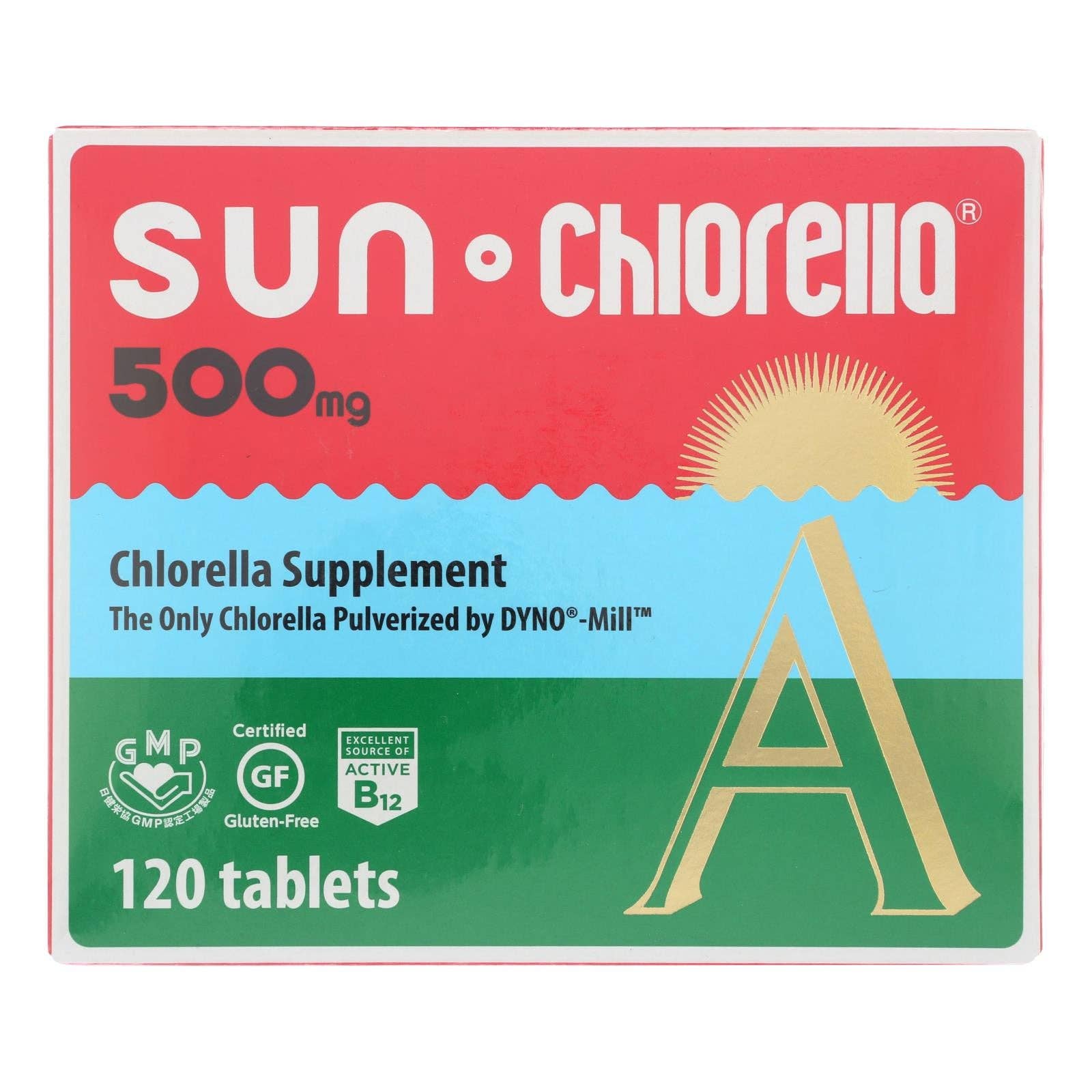 Everyday Supply Co - Wholesale Oral Supplement/Vitamin - Sun Chlorella A Tablets - 500 Mg - 120 Tablets0