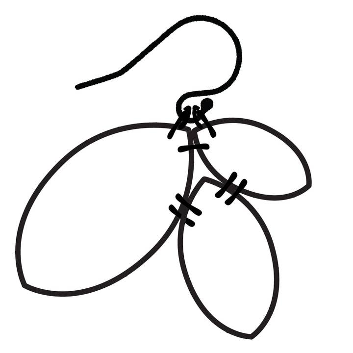 Triple Marquise Earrings for wholesale by Material+Movement