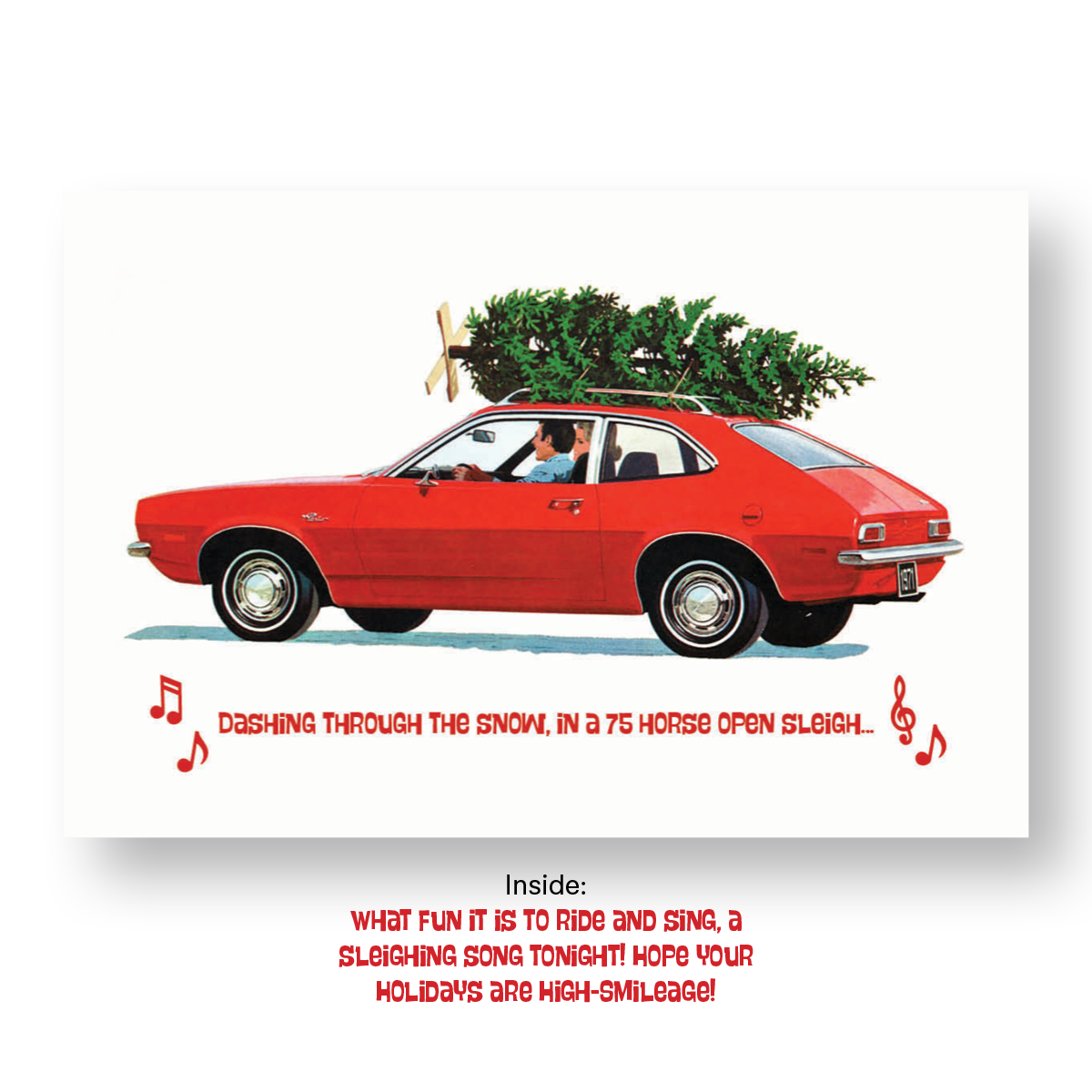 Destination PSP - Wholesale Kerstkaartje - Classic Car Holiday Kaartenset2