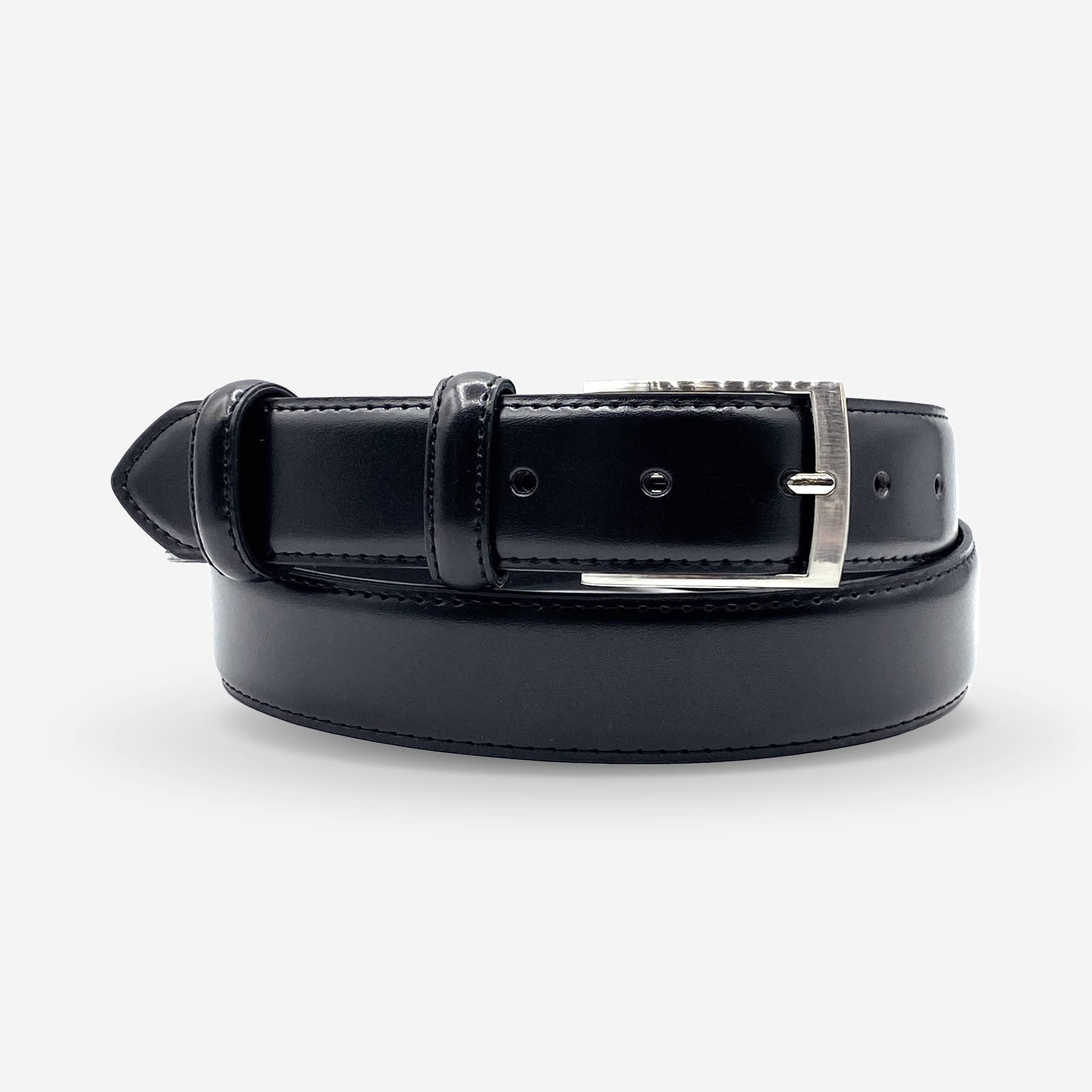 Glove Story - Wholesale Belt - Men's - Men’s Cowhide Leather Belt with Stitched Edges–35 mm–CT0491