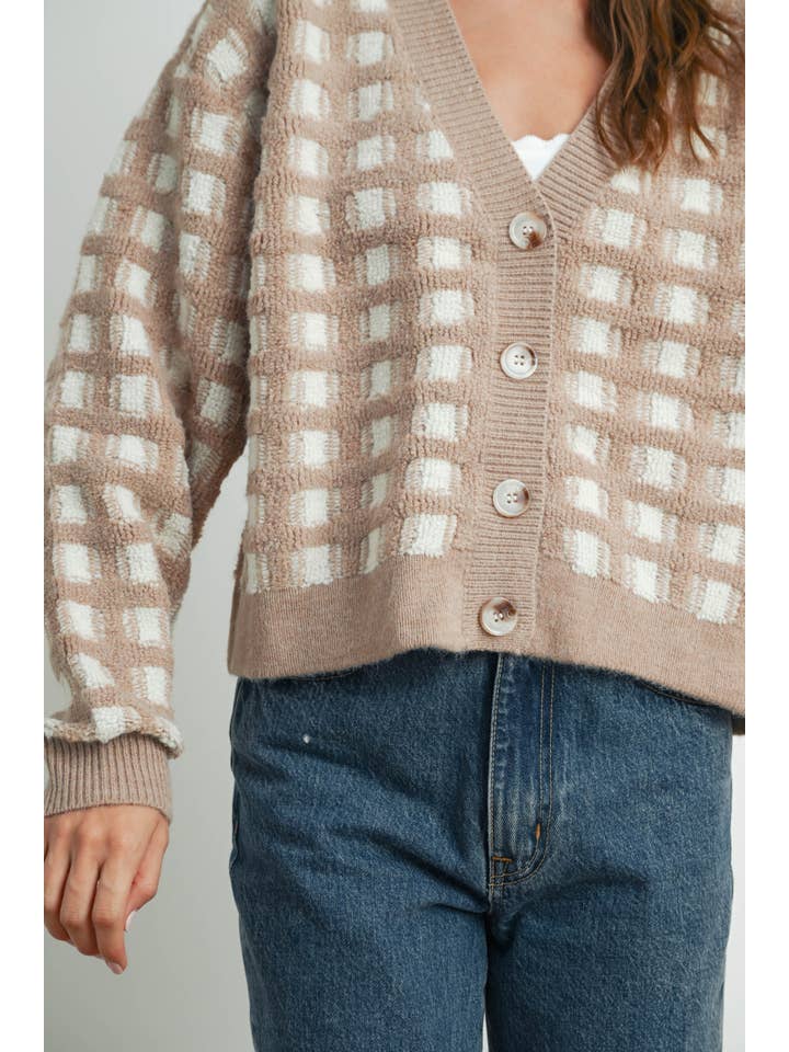 BUTTERMELON - Vente Cardigan – femme - Cardigan court à col en V - BMC751944
