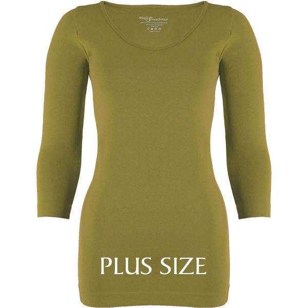 The Magic Scarf Company - Wholesale Knit Top - Women's - 2820 - Magic SmoothWear 3/4 & Long Sleeve75