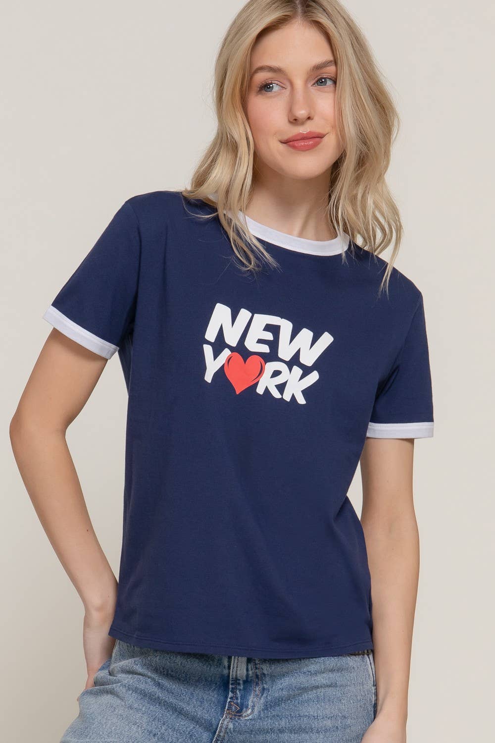 Vanilla Monkey - Wholesale T-Shirt (Graphic) - Women's - Short Slv Crew Neck Printed Ringer Tee4