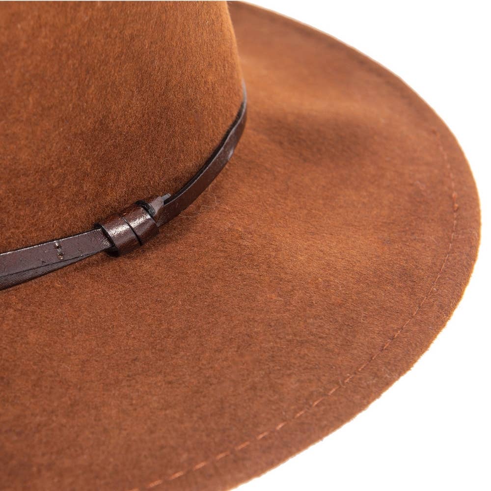 TRAVAUX EN COURS... - Wholesale Fedora - Women's - FELT HAT - leather band, sewn brim23