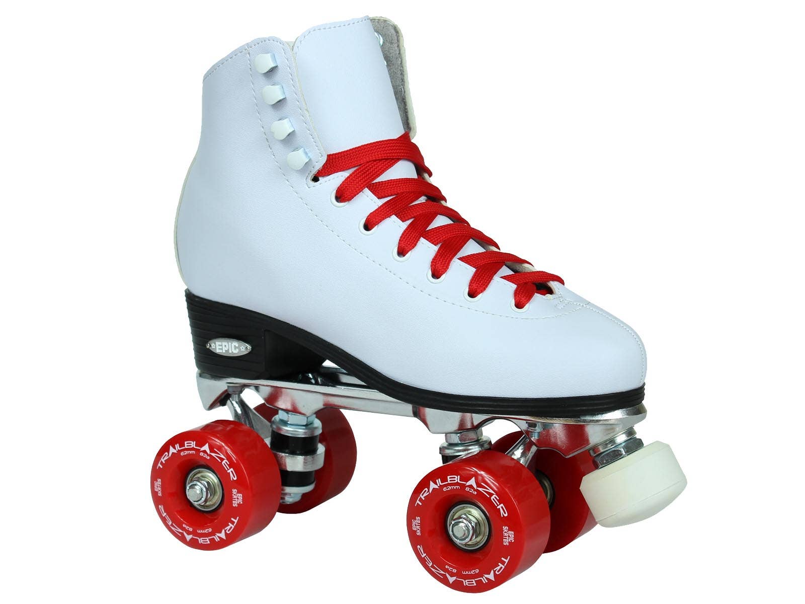 Epic Skates - Wholesale Sporting Accessories - Epic Classic White & Red Quad Roller Skates1