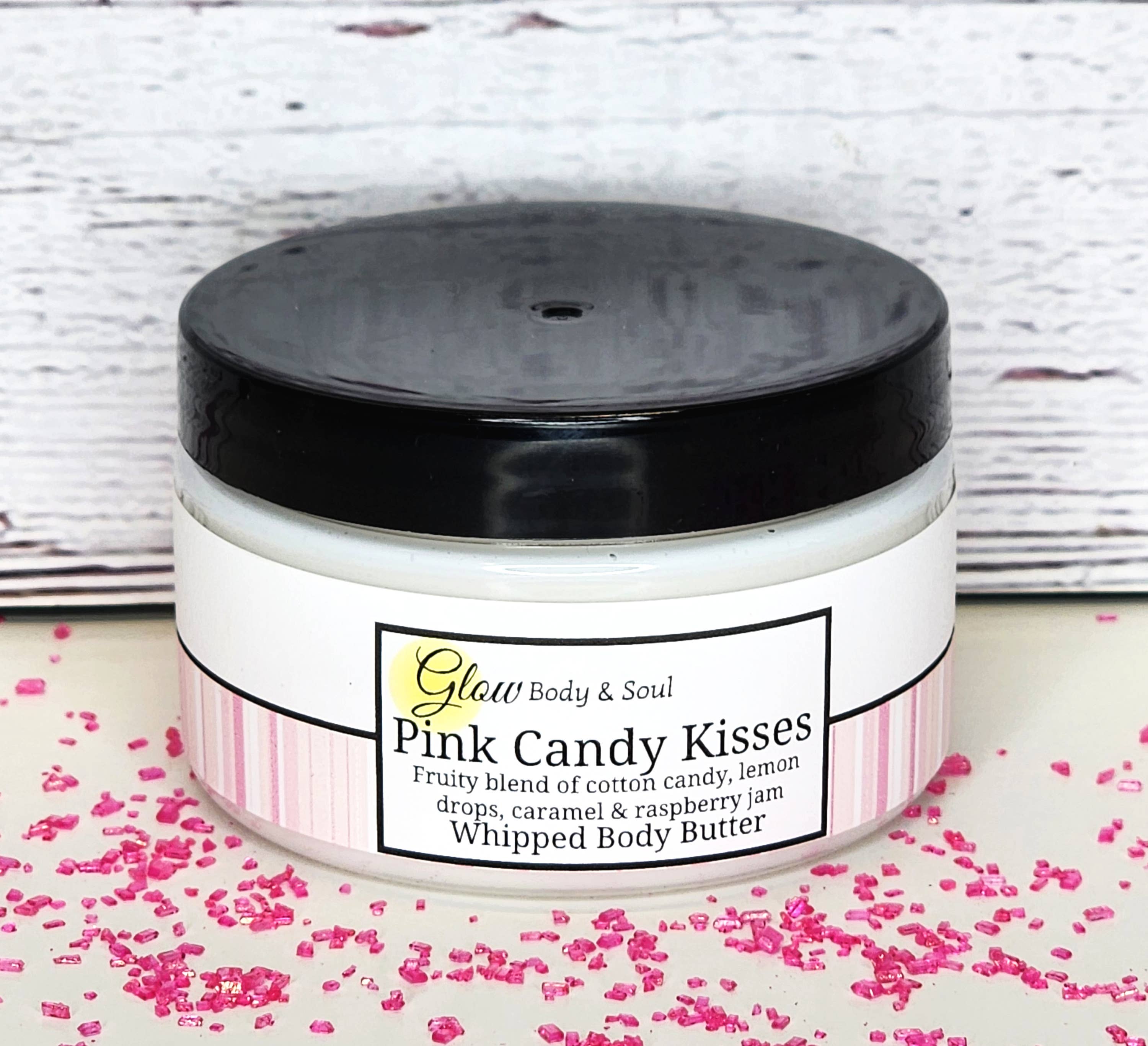 Glow Body and Soul - Wholesale Body Balm/Butter - Pink Candy Kisses Body Butter Paraben Free Body Butter3