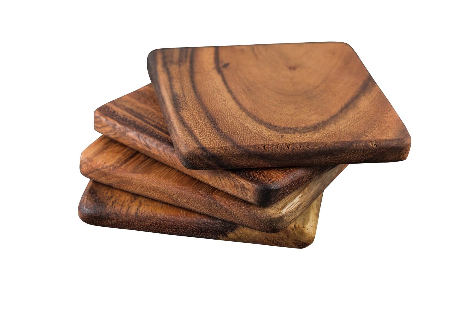 Tuckahoe Hardwoods - Vente Sous-verre - Sous-verres en noyer d’Inde de l’Est1