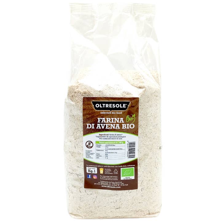 Oltresole - Wholesale Gluten-free flour - Organic Oat Flour 1 Kg