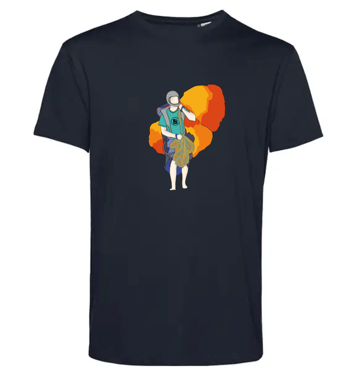 Hot Savoie 74 – Großhandel T-Shirt mit Siebdruck – Herren – Gleitschirm-T-Shirt für Herren9