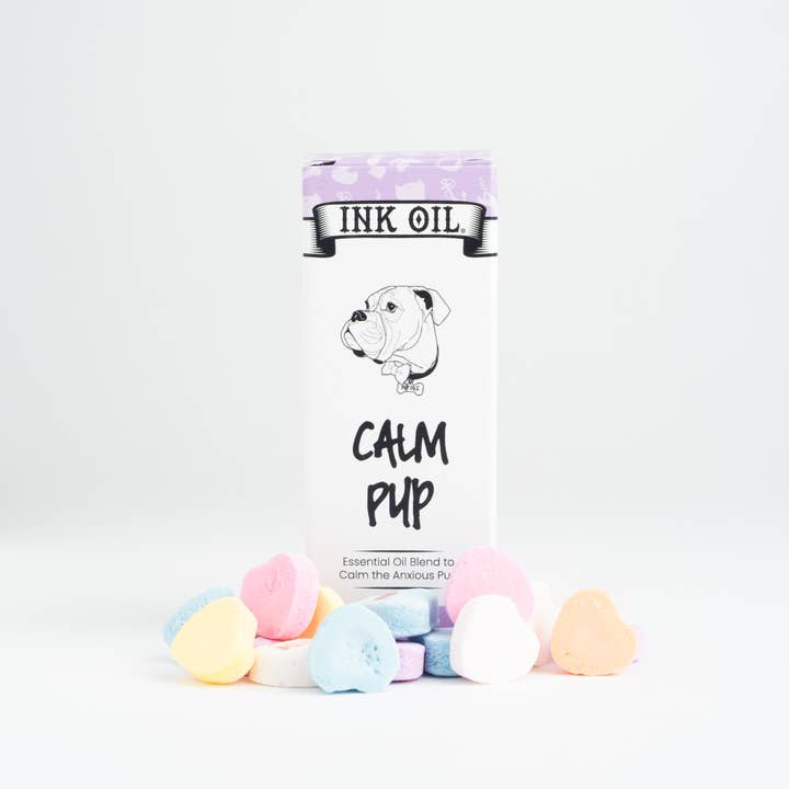 Ink Oil LLC – Engroshandel Kæledyrskosttilskud – Hund – Calm Pup All Natural Hundeolie til hundeangst og træning