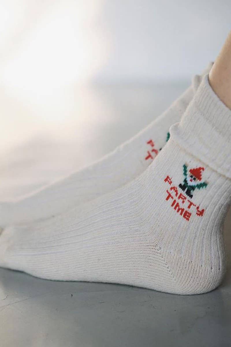  MERRY Women's Christmas Wool Blend Crew Socks for wholesale on Faire2