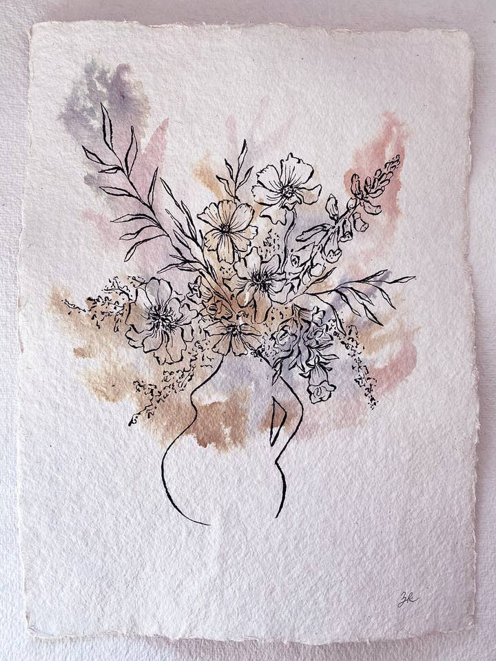 Blomstrende mor nr. 4 for engroshandel hos Zoë Kozyrakis Art Studio