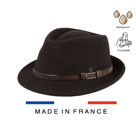 FIELTRO DE LANA APLASTABLE IMPERMEABLE HECHO EN FRANCIA - 1H47CU02 para venta al por mayor de FLECHET