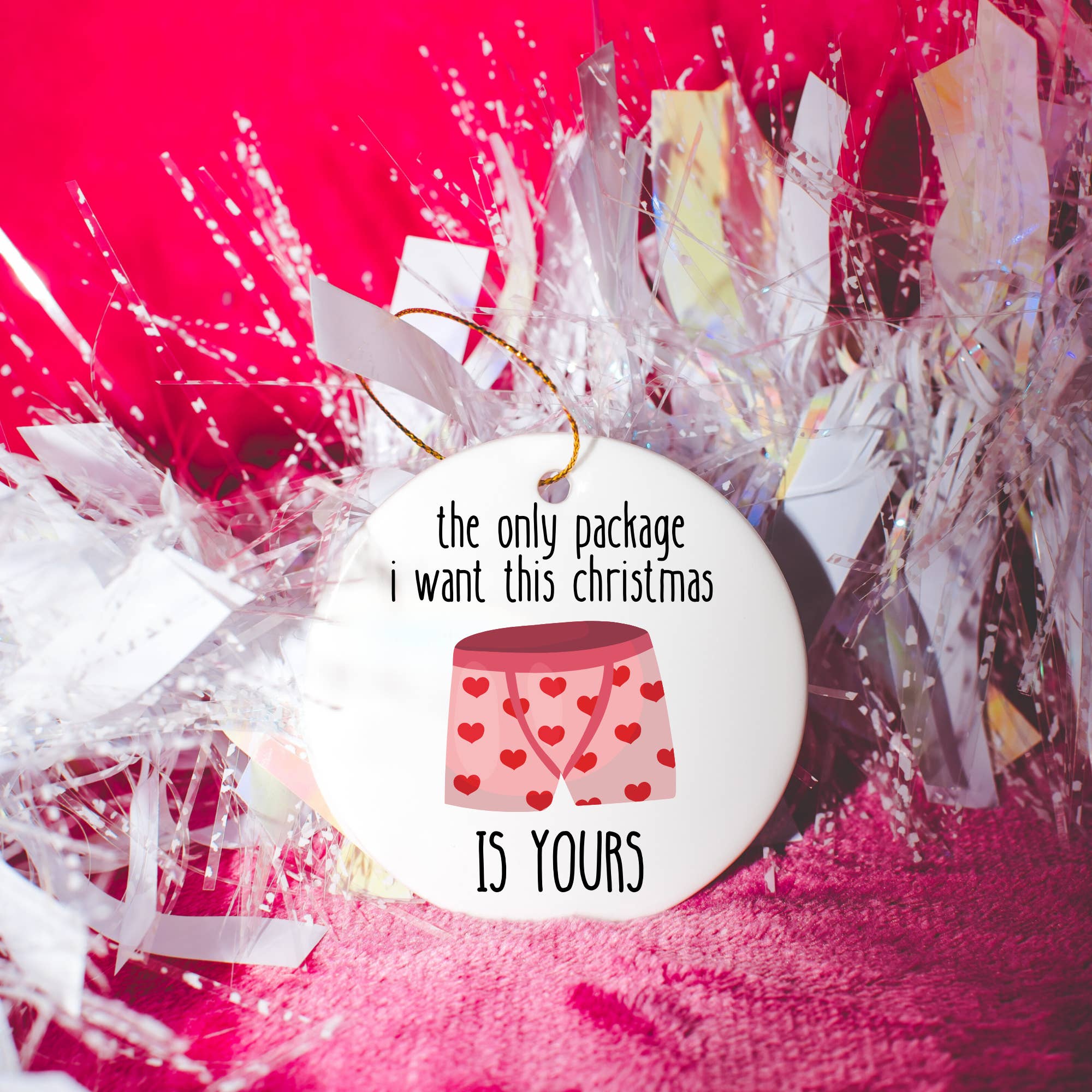 Ash+Co – wholesale Ornament – Xmas Ornament, Holiday, Swear Funny, Stocking, Gifts, Guys