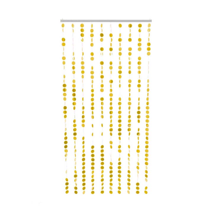 Rideaux à paillettes 35,5 po x 71 po - Doré pour la vente par Portofino International Trading, USA