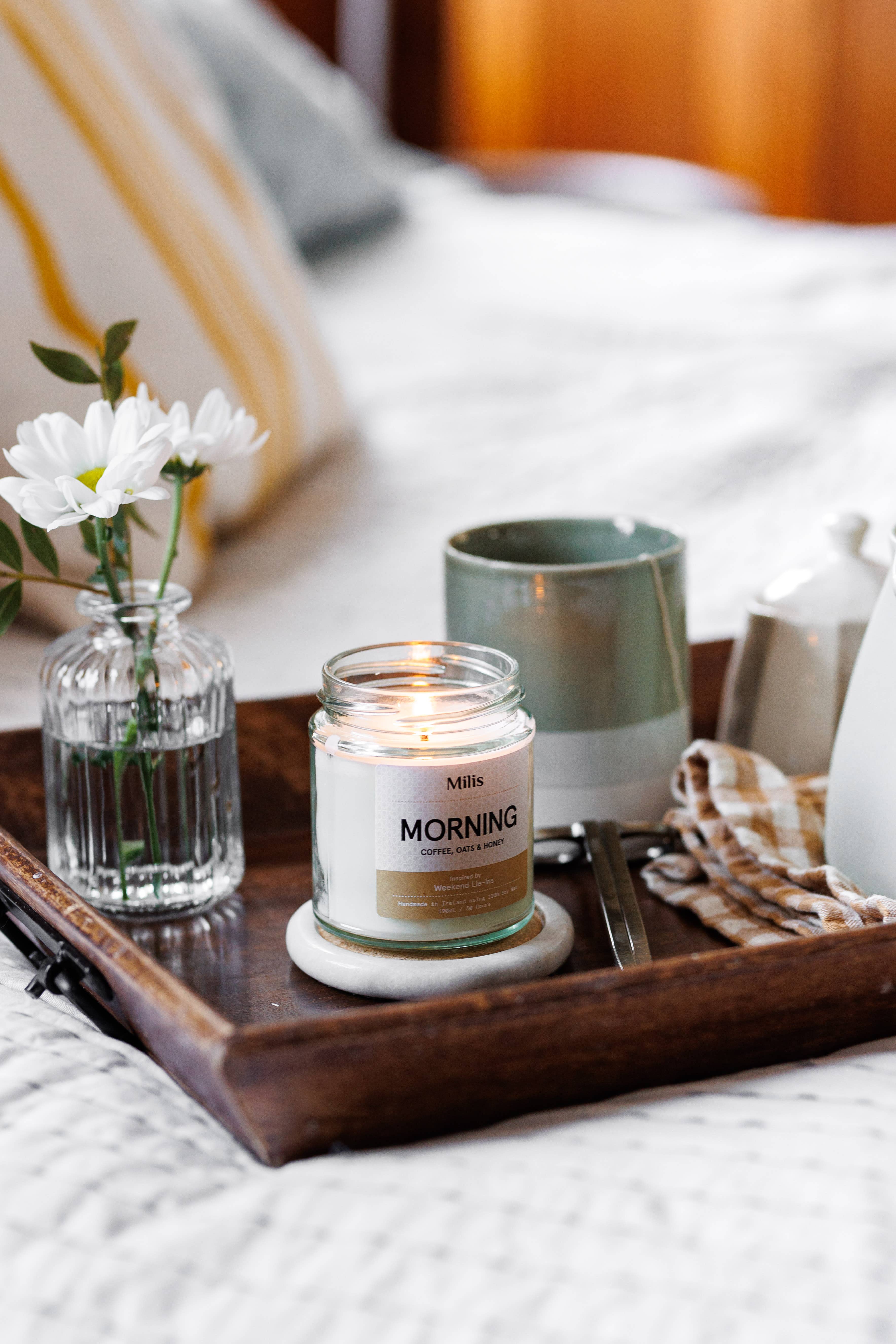 Milis - Wholesale Jar/Filled Candle - Morning Candle - coffee caramel & chocolate 3