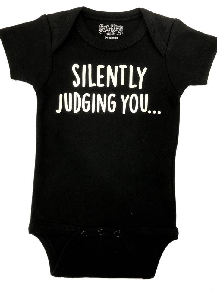 Julgando silenciosamente você Onesie por atacado de Sara Kety Baby & Kids