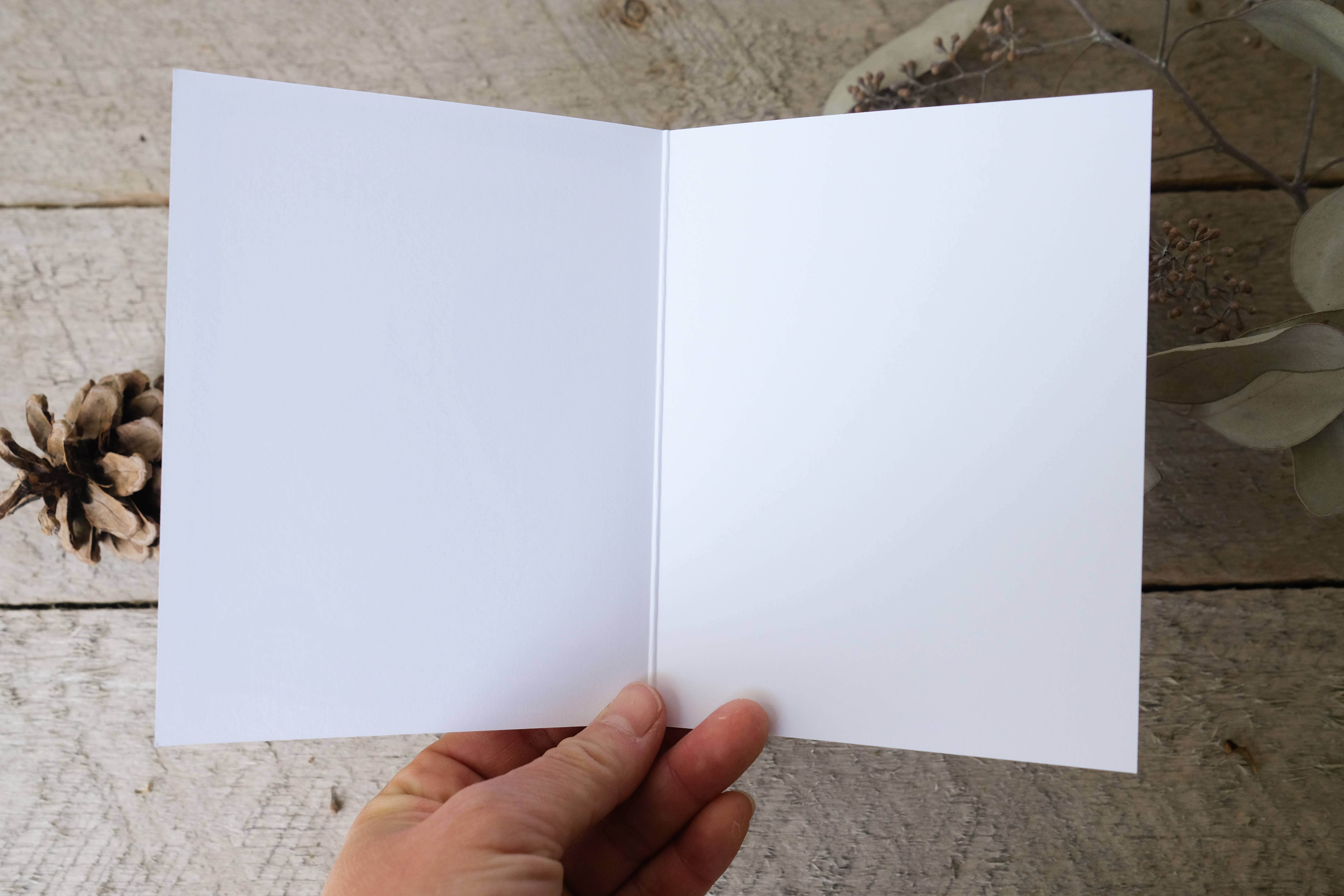 Evi Studio - Vente Cartes de remerciements - Carte Écureuil Merci (vierge)2