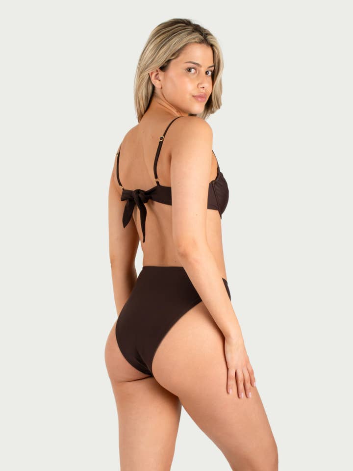Braguita Río Marrón Nyud Swim de Talle Alto y Cobertura Completa para venta al por mayor de Nyud Swim