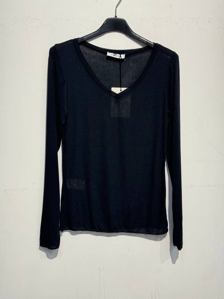 NOELINE - Wholesale T-Shirt - Women's - Cashmere V-neck top 0885611