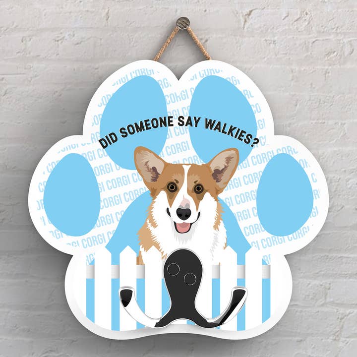 P5328 - CORGI OF KATE PEARSON DOG BREED ILLUSTRATION PAWPRIN for wholesale by Vivid Squid Wholesale
