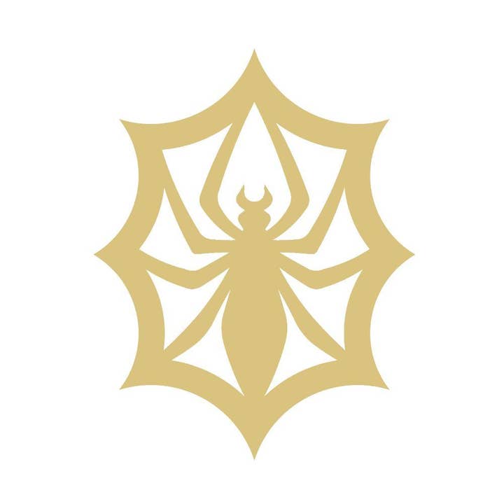 Spider In Web Unfinished Wood Cutout Style 1 for wholesale by Diverse Woodworking