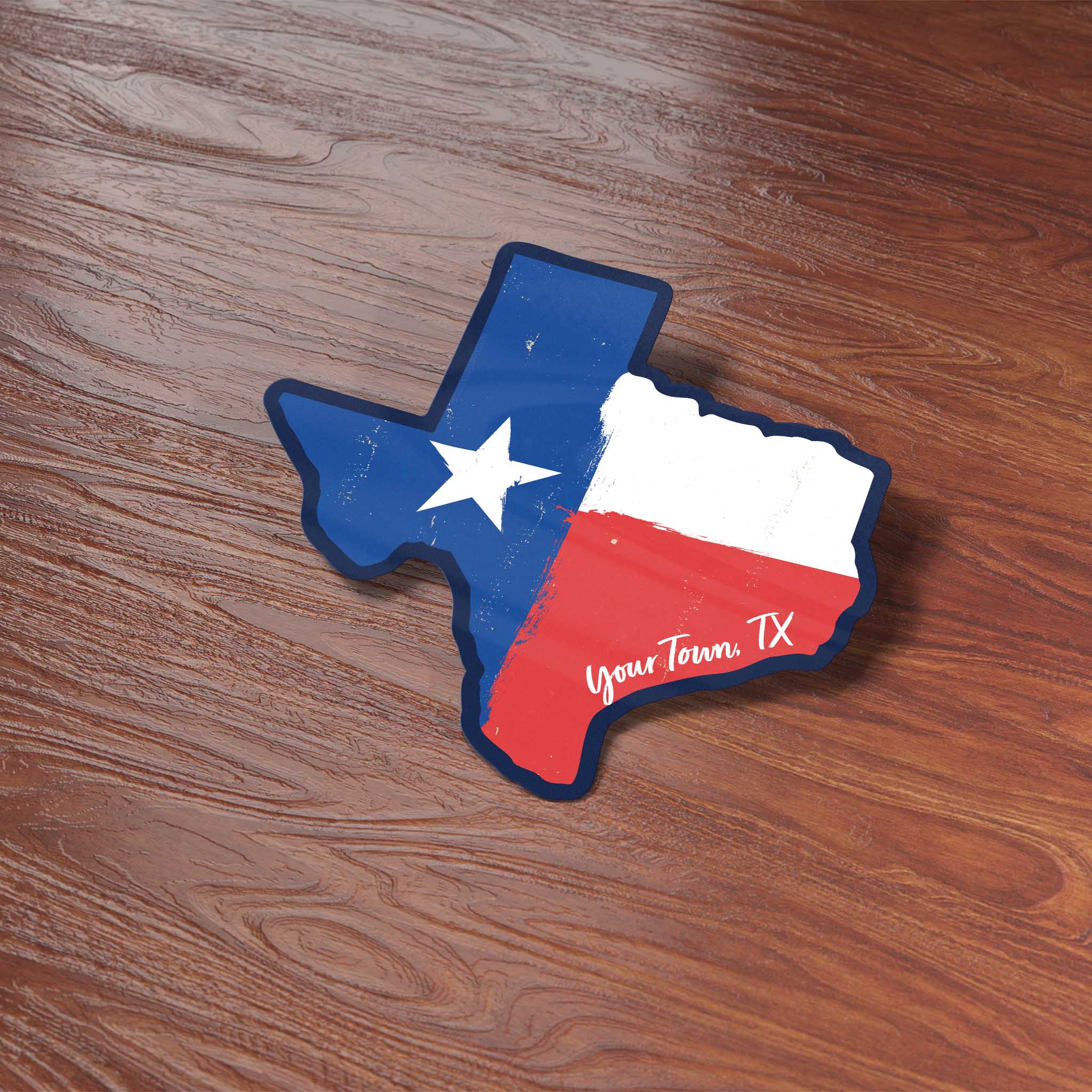 Sentinel Supply - Wholesale Sticker - Custom Texas Flag Bumper Stickers - TX Name Drop Decals4