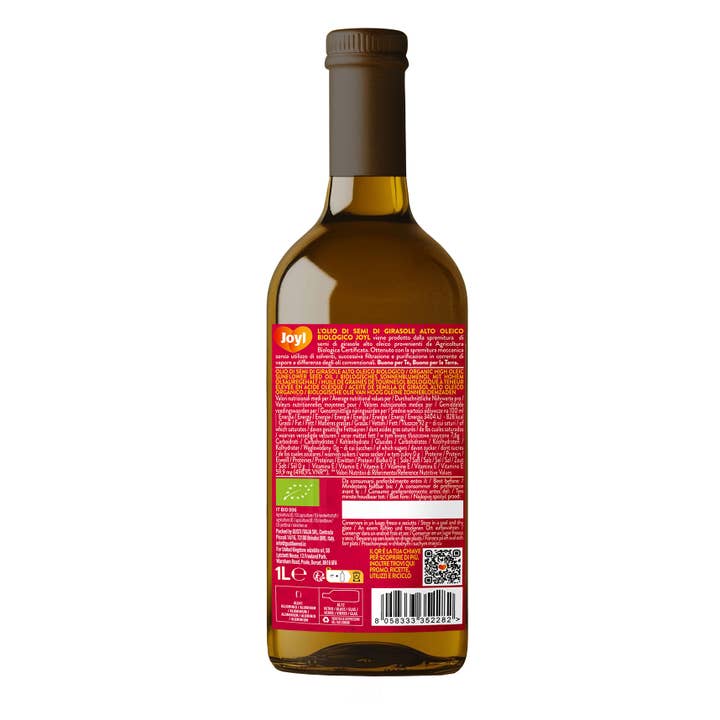 BENVOLIO.BIO by Wizebite S.r.l. SB - Wholesale Olive Oil - JOYL Organic High Oleic Sunflower Oil 1L Pro-Grade Cooking6