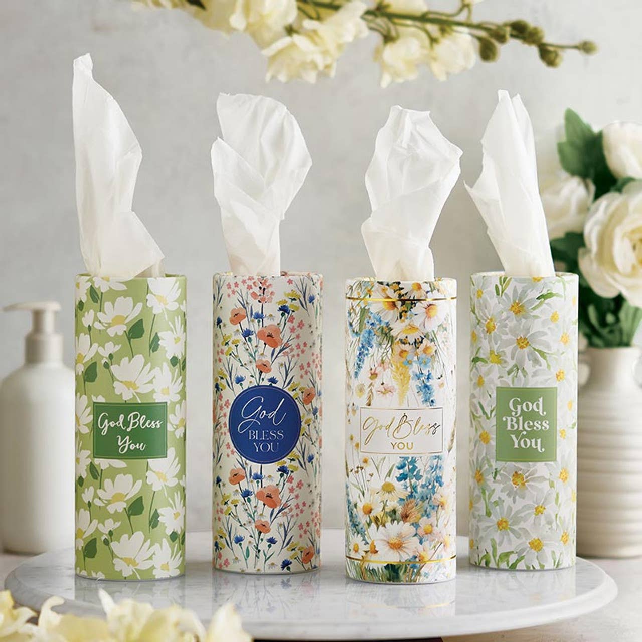Faithworks by Creative Brands - Wholesale Tissue Box - Tissue Display  - Meadow4