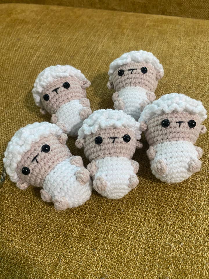 Crochet Woolly Wonder Keychain for wholesale by Marie and Rose Crochet Toys