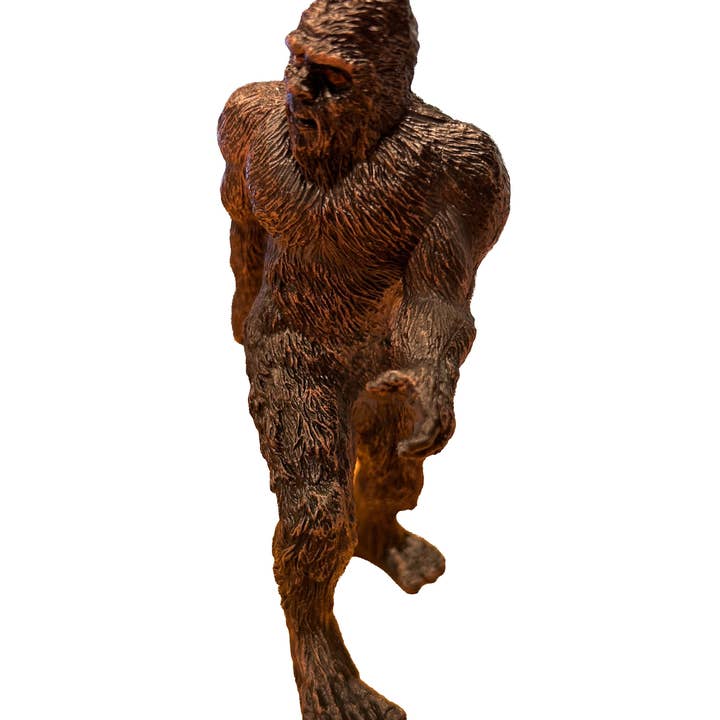 Texas Toy Distribution - Wholesale Decorative Figurine - Bigfoot Painted Resin Figurine, 5" Tall Dark Brown Cryptid2