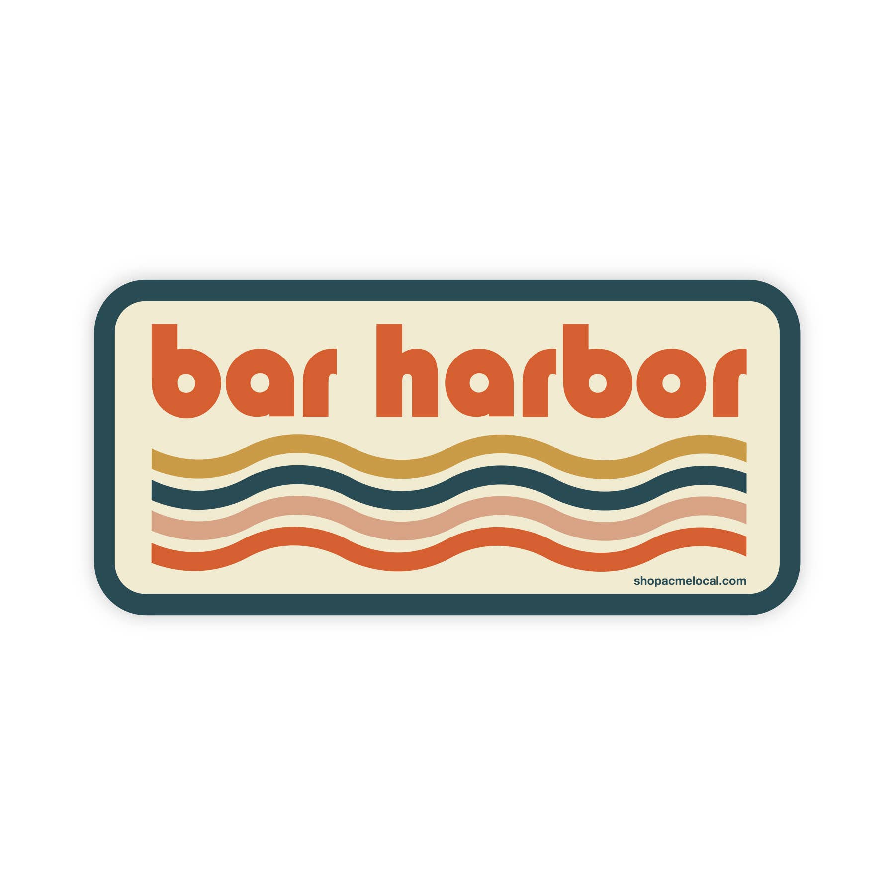 Acme Local - Wholesale Sticker - Waves Customizable Sticker1