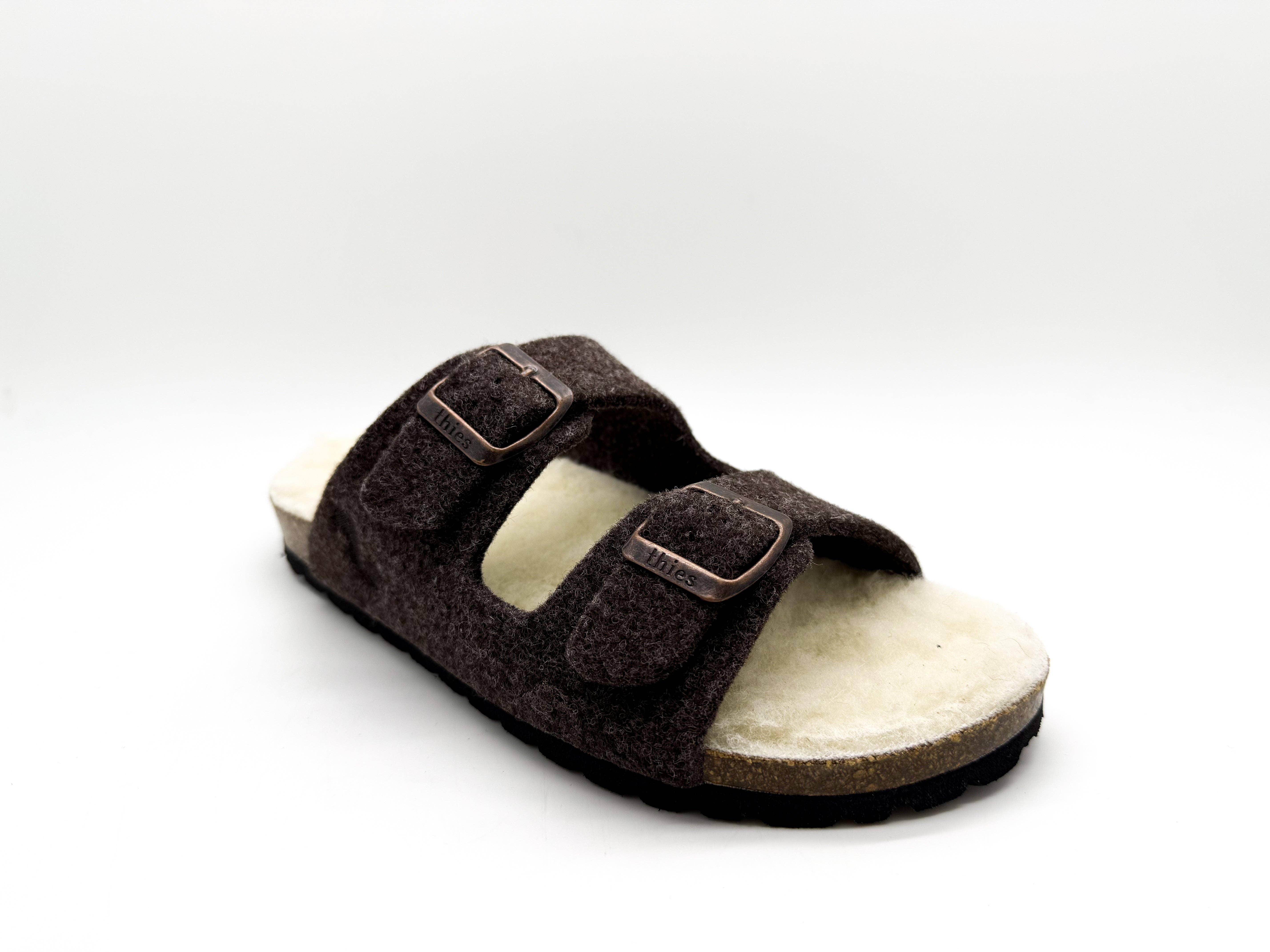 thies - Wholesale Sandals - Women's - thies 1856 ® Recycled Wool Sandal marron2