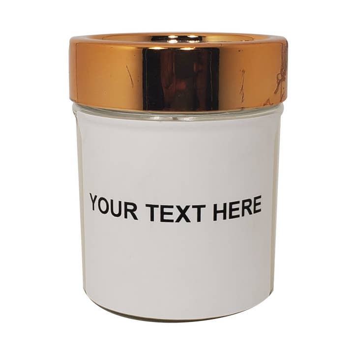 Votre texte ici - Bougie parfumée pour la vente par Lavish & Lit Candle Company