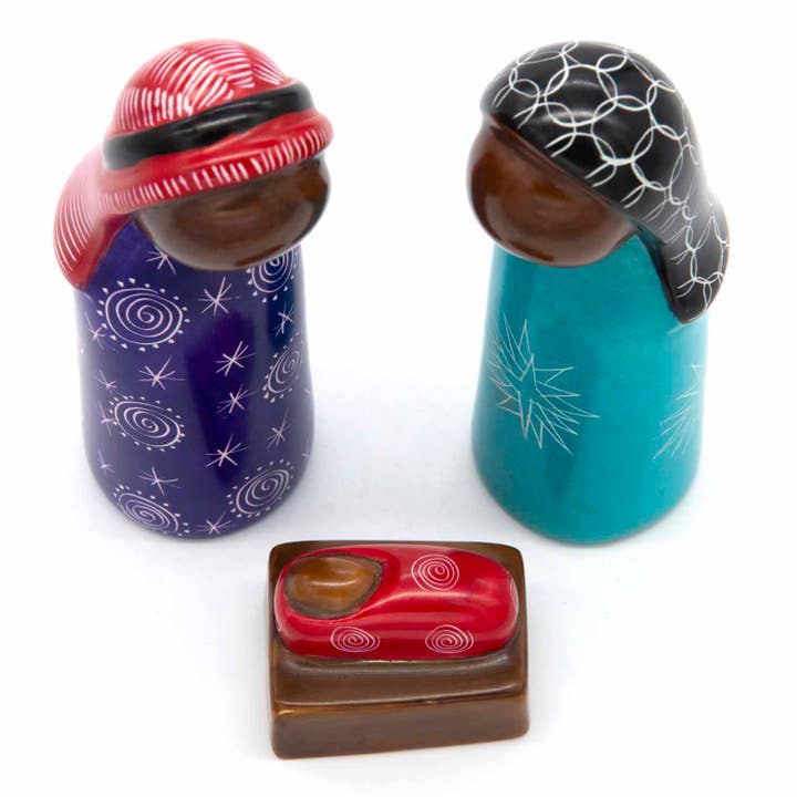 Siesta - Wholesale Christmas Decoration - Soapstone Nativity Set2