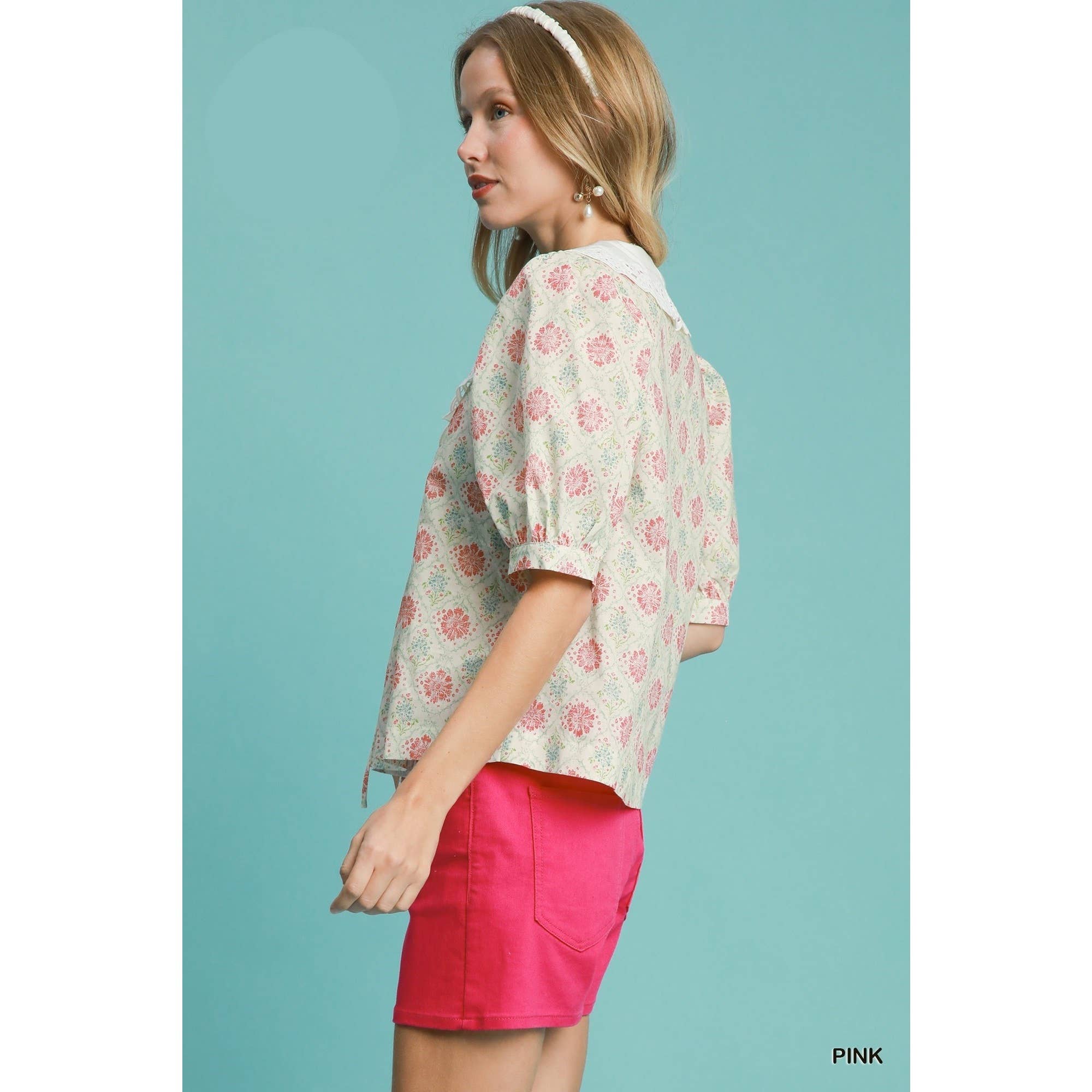 STYLE USA - Wholesale Tunic - Women's - Floral Print Top 11