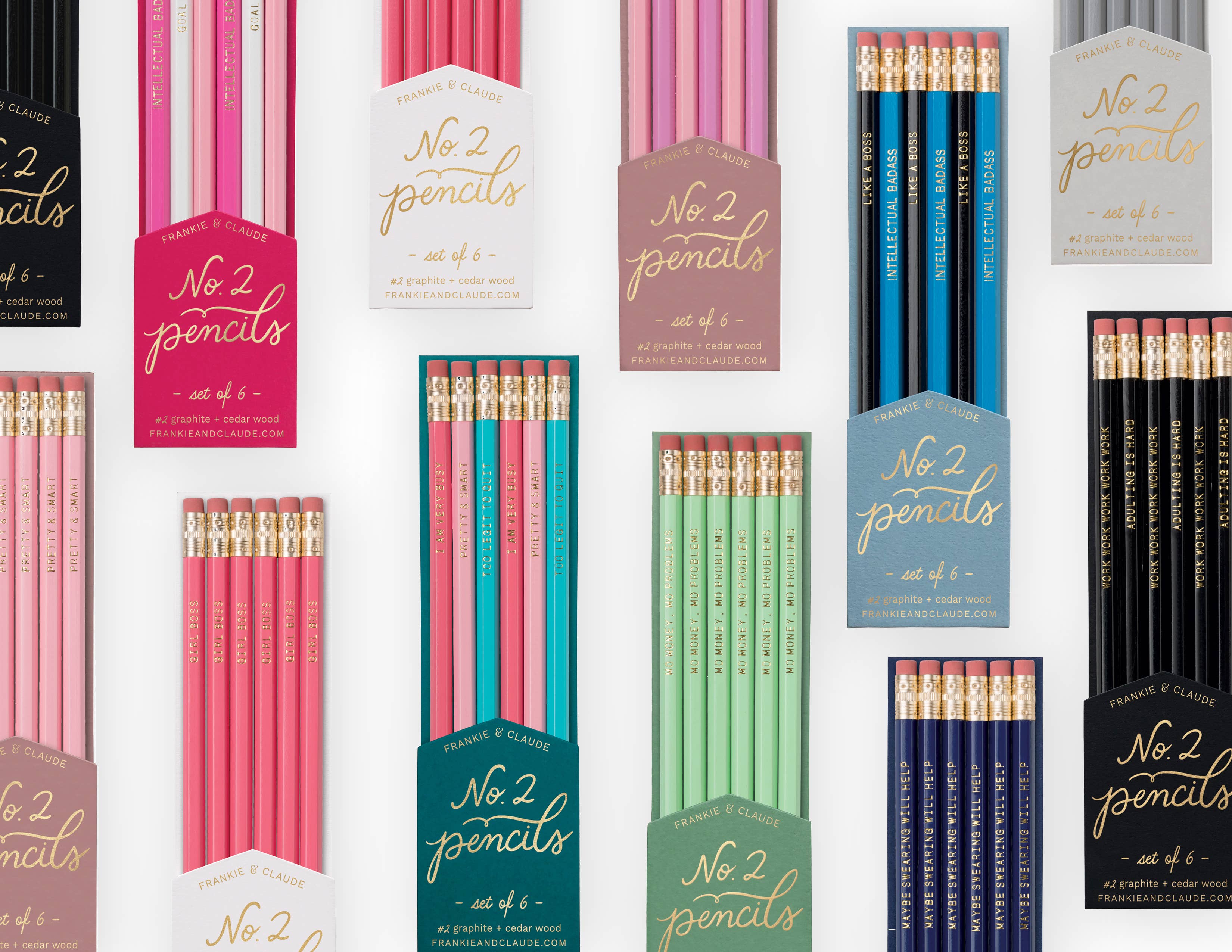 Frankie & Claude - Vendita all'ingrosso Matite - Matite verdi pastello « Mo Money Mo Problems »4