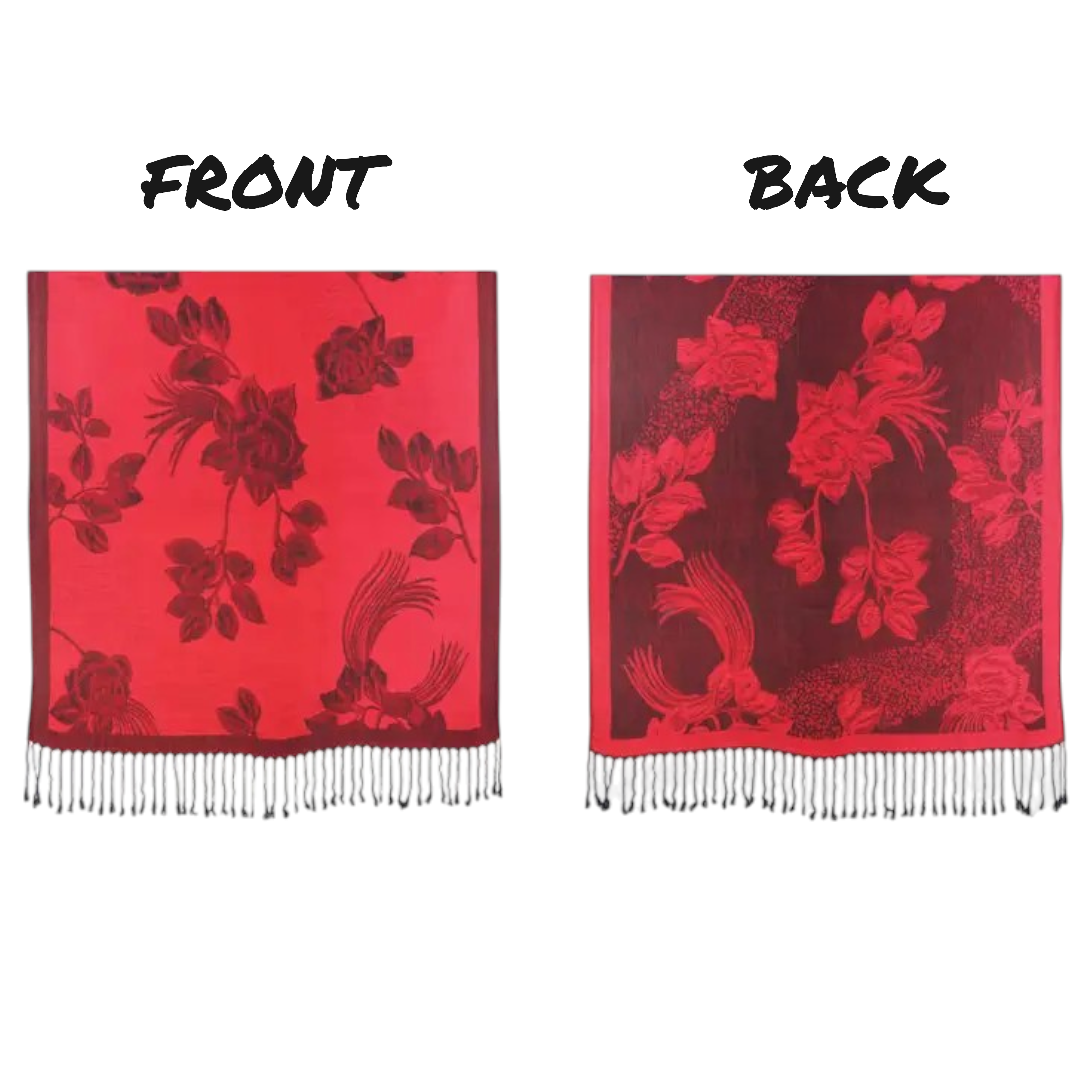 TAPA fashion – wholesale Wrap – Women's – Rose Pashmina RP2025. (12pc)70