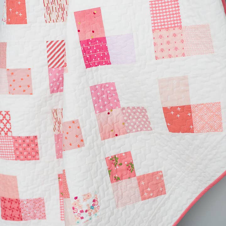 Quilty Love – wholesale Craft sewing kit – Quilty Hearts PAPER Quilt Pattern6