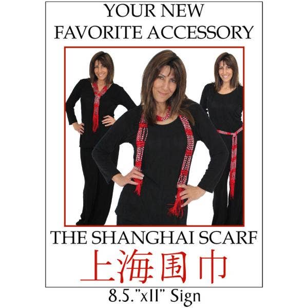 The Magic Scarf Company - Wholesale Scarf - Women's - 1755 - Shanghai Beaded Scarves/Sash46