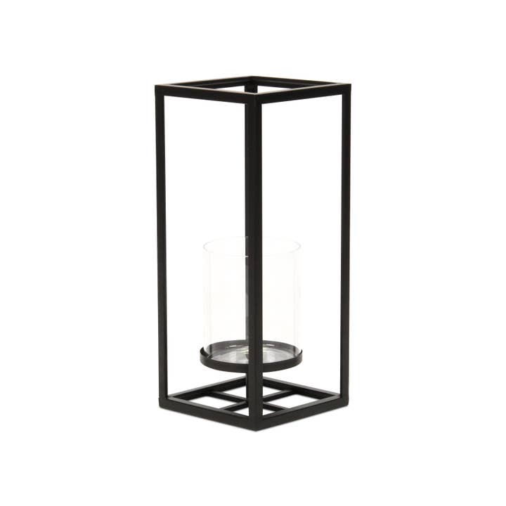 Cheungs Home Decor - Wholesale Lantern - Pembertale Tall Square Black Metal Lantern9