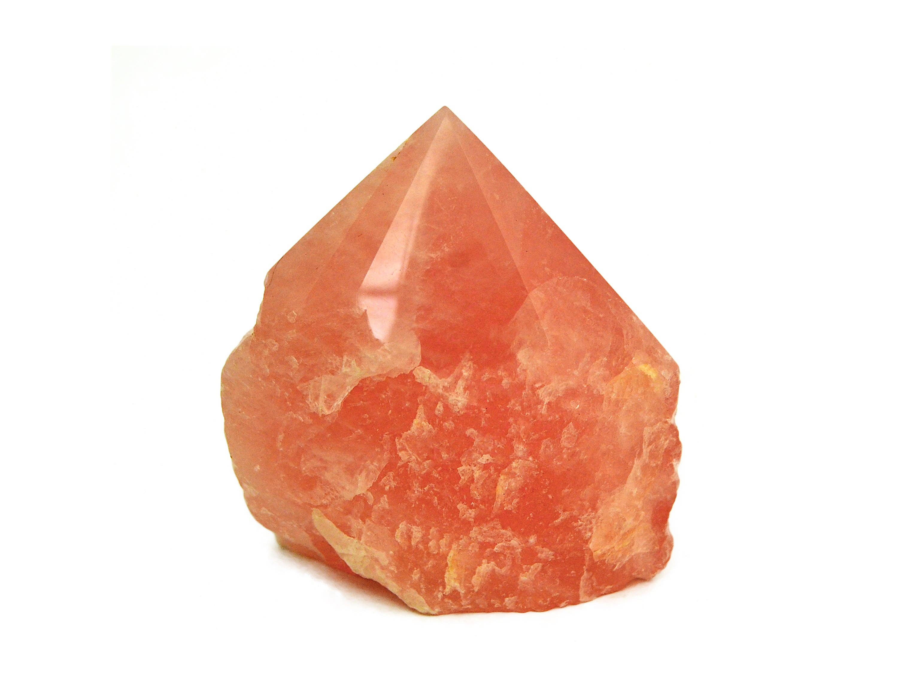 Kaia & Crystals - Wholesale Spiritual Stone/Crystal - Rose Quartz Semi Polished Point (Brazil) - (100g - 350g) Extra Quality5