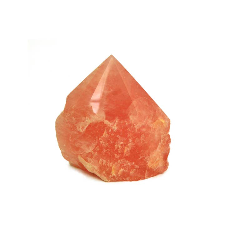 Kaia & Crystals - Wholesale Spiritual Stone/Crystal - Rose Quartz Semi Polished Point (Brazil) - (100g - 350g) Extra Quality5